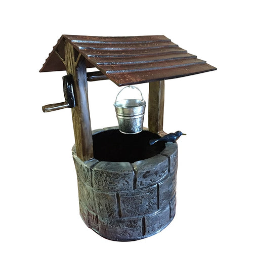 Wishing well 18" Wide Aluminum Garden Décor