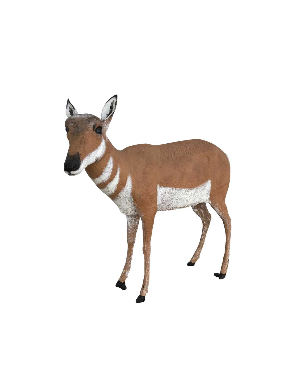 Natural Color Antelope Doe Aluminum Outdoor Decor