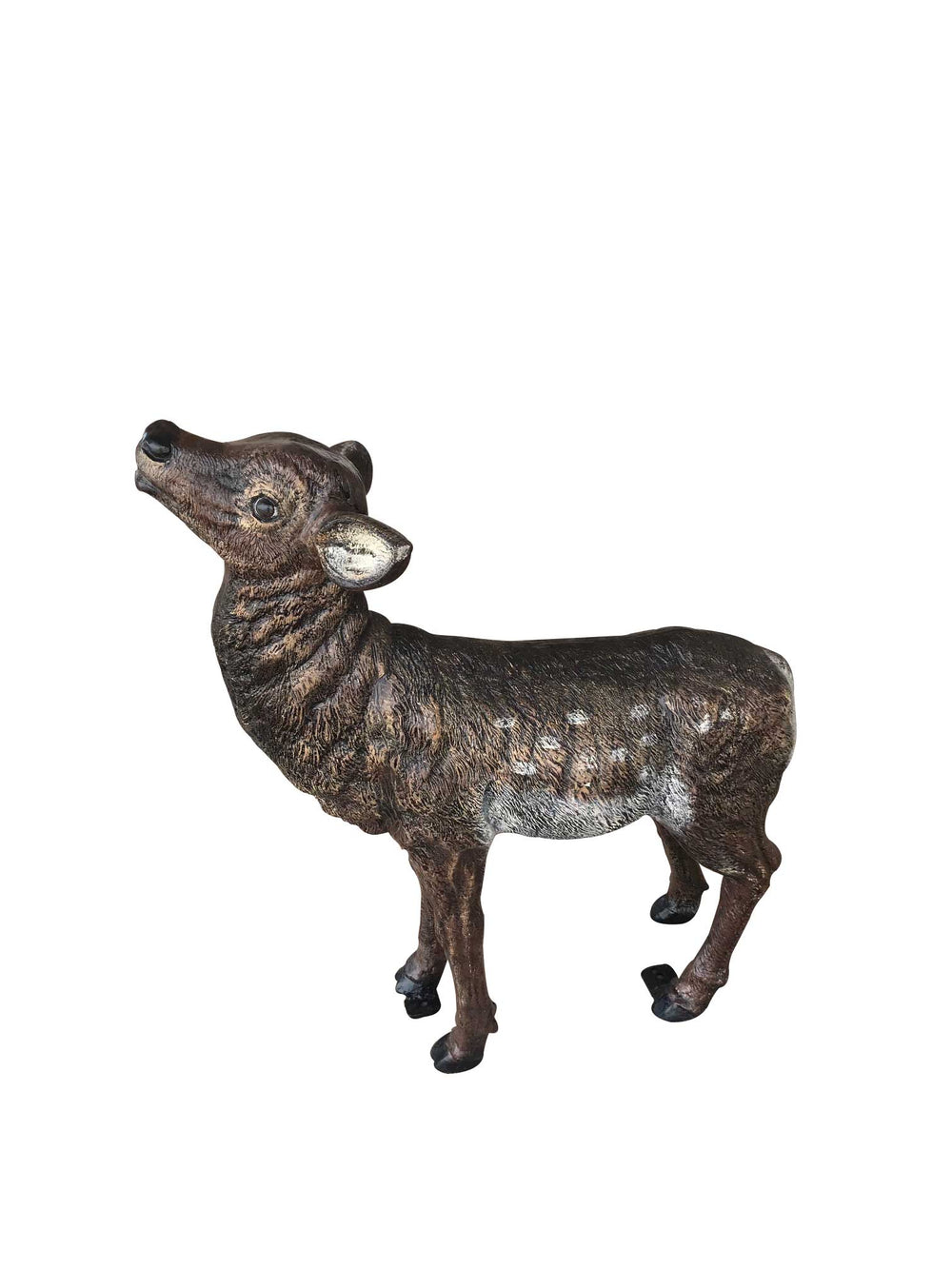 Family of Elk in Natural Color Aluminum Outdoor Statues
