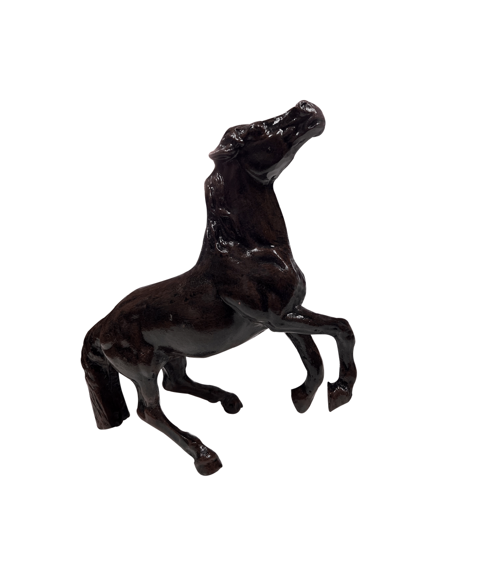 Desktop Rearing Horse Aluminum Home Decor
