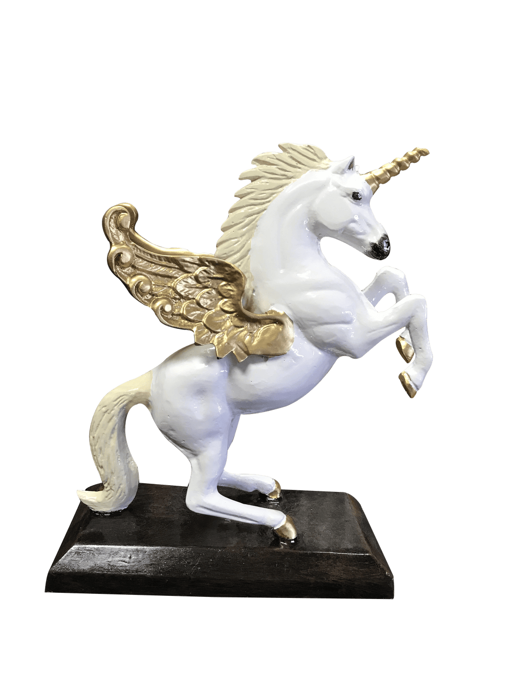 Desktop Rearing Unicorn Aluminum Indoor/Outdoor Décor