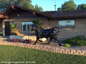 Wall Street Bull Aluminum Outdoor Statues