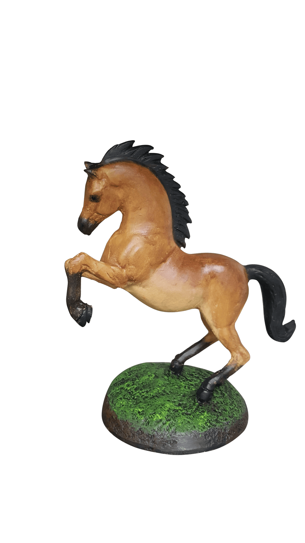 Desktop Rearing horse with Spiky Mane Aluminum Indoor/Outdoor Décor