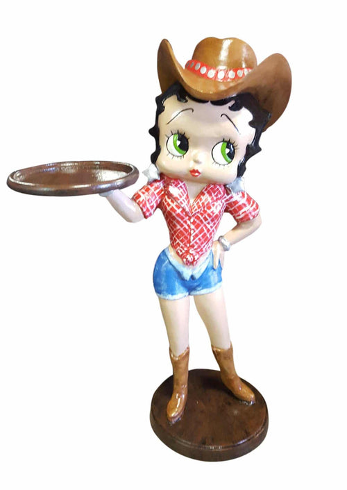 Betty Boop Cowboy Aluminum Indoor/Outdoor Decor