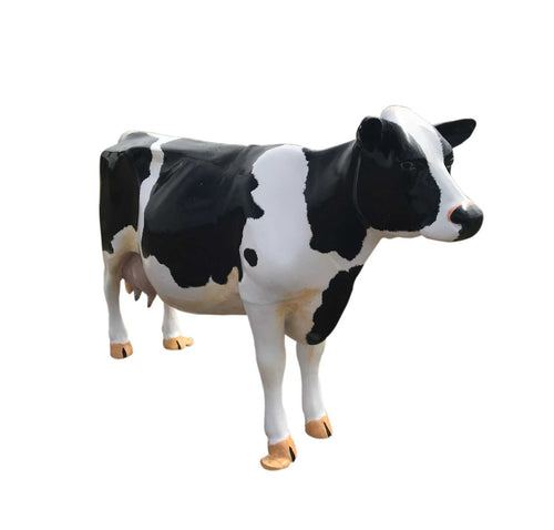 Milk Cow Aluminum Outdoor Statues (Custom Painted)
