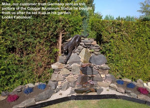 Cougar with no Base Aluminum Garden Statues