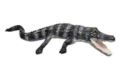 Mini Alligator in Natural Color Aluminum Garden Statues