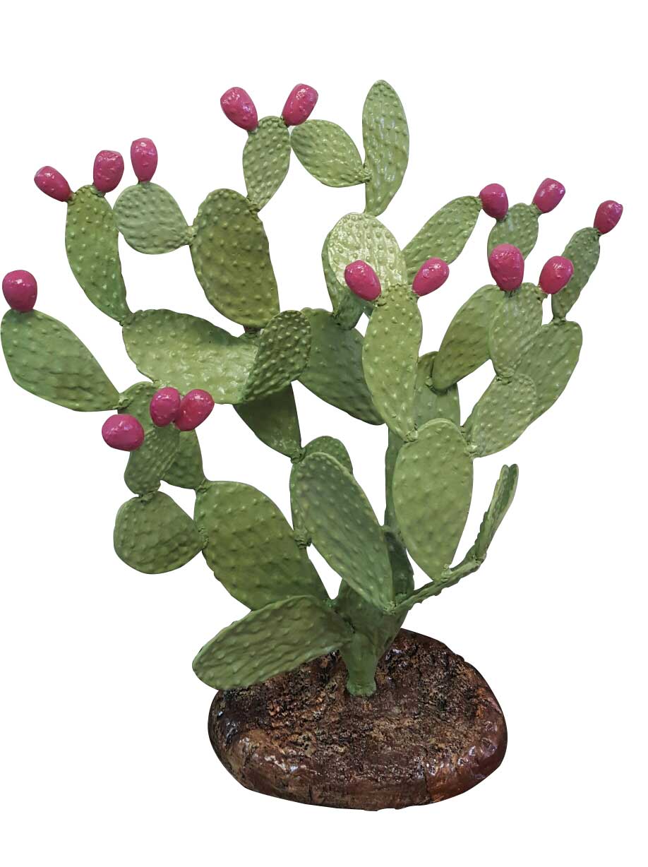 Prickly Pear Cactus Aluminum Garden/Outdoor Décor