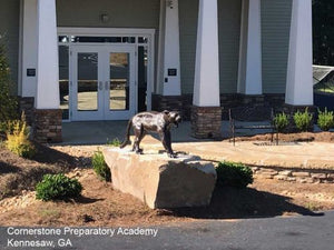 Walking Puma Aluminum Outdoor Decor