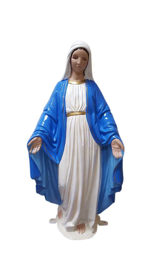 Custom Painted 3Ft Virgin Mary without Base Aluminum Home or Outdoor Statues