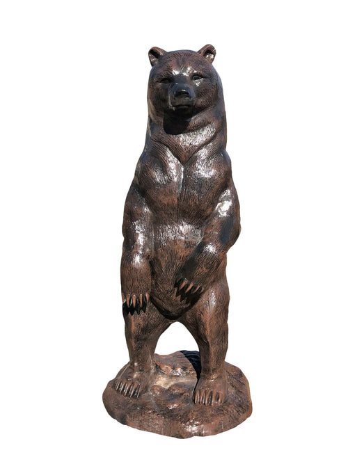 Standing Bear 5 Ft Aluminum Outdoor Decor