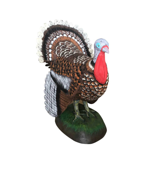 Beautiful Custom Painted Turkey Aluminum Garden Statues
